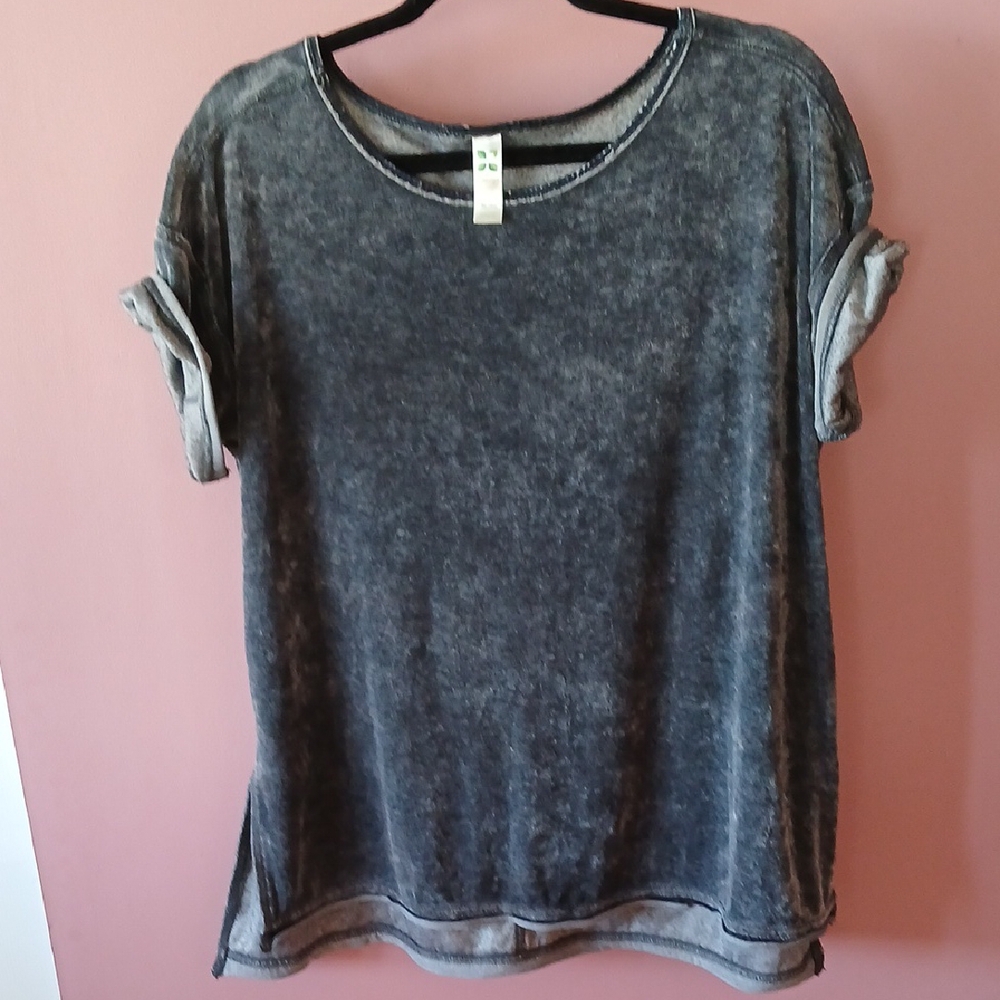 Casual Gray Women's Top